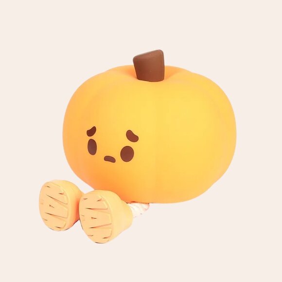 Rechargeable Halloween Pumpkin Night Light Cute Touch Dimmable Lamp - Picture 4 of 4